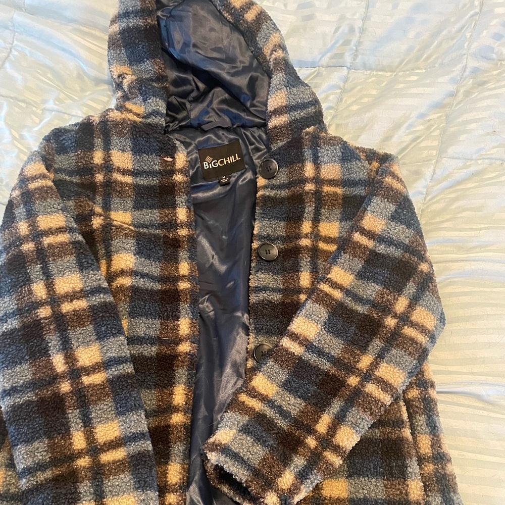 Soft plaid jacket. Light and perfect for spring!
